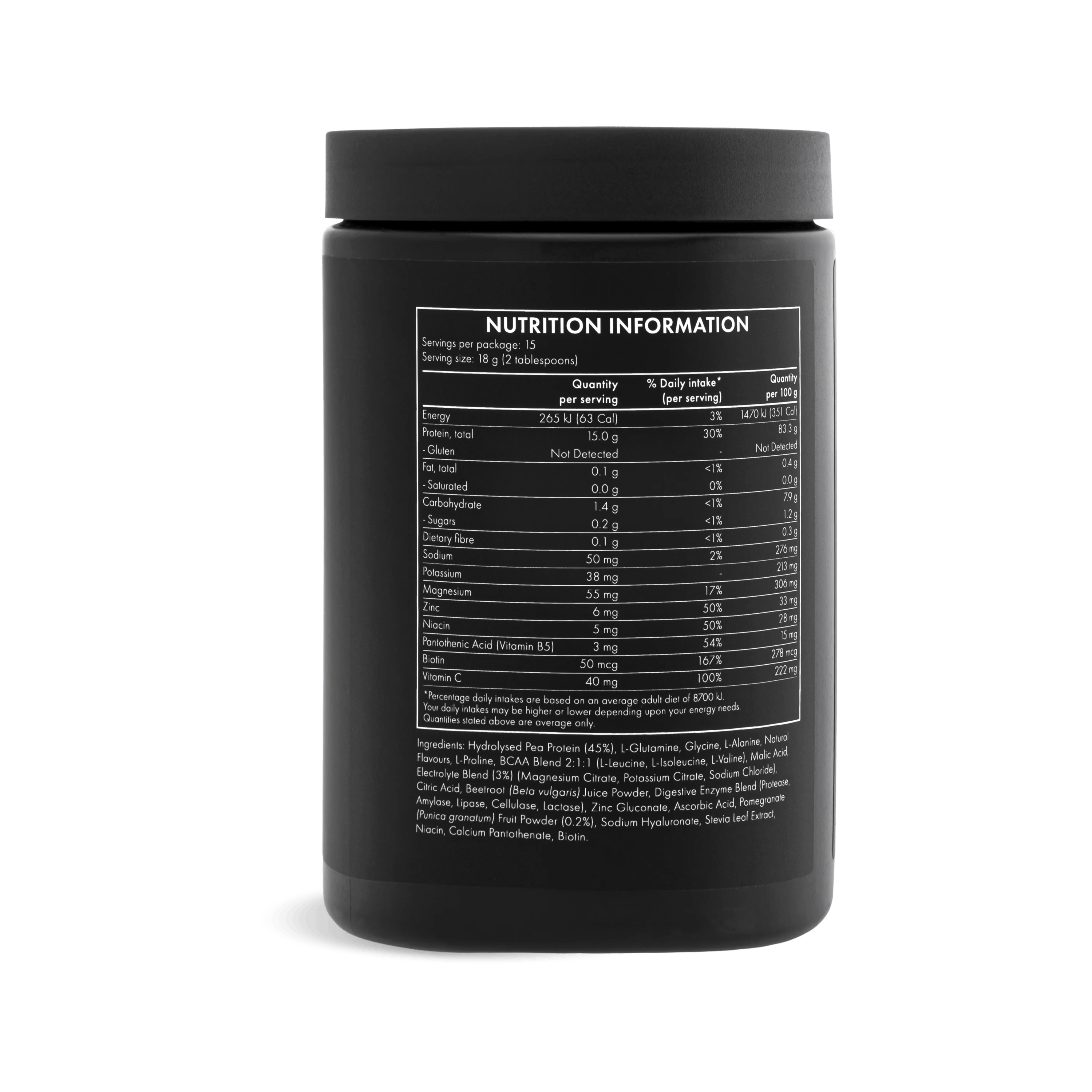 WelleCo The HydroProtein Elixir - Pomegranate & Blackcurrant 270g - Image 9